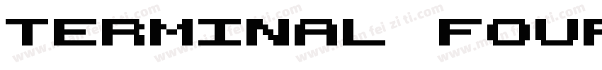 terminal four open regular字体转换